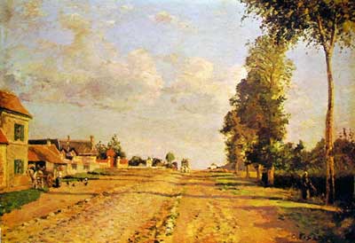 Pissarro strada a Rocquencourt