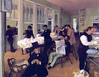Edgar Degas - ufficio del cotone