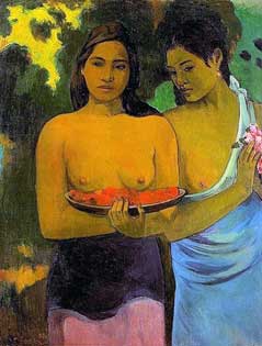 gauguin donne tahitiane