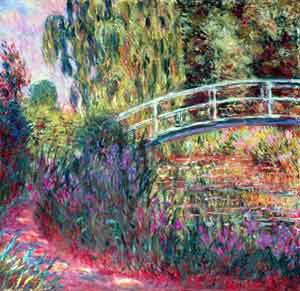 Monet Ponte giapponese nel giardino di Giverney