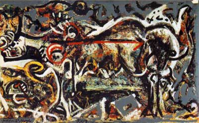 action painting Jackson Pollock