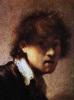 Rembrandt autoritratto giovanile