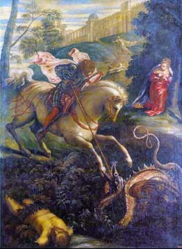 Tintoretto San Giorgio e il drago