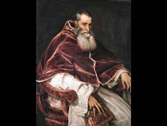 tiziano Ritratto di Paolo III